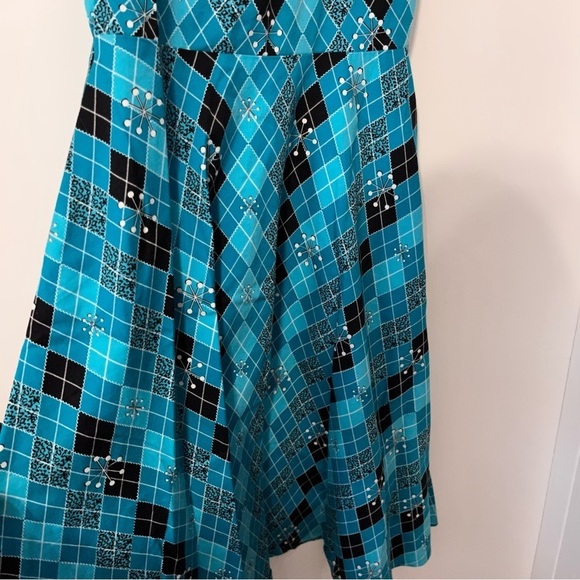 Voodoo Vixen Sleeveless Square Neck Pin‎ Up Dress Small - Picture 4 of 10